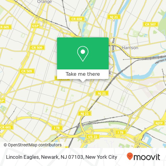 Lincoln Eagles, Newark, NJ 07103 map