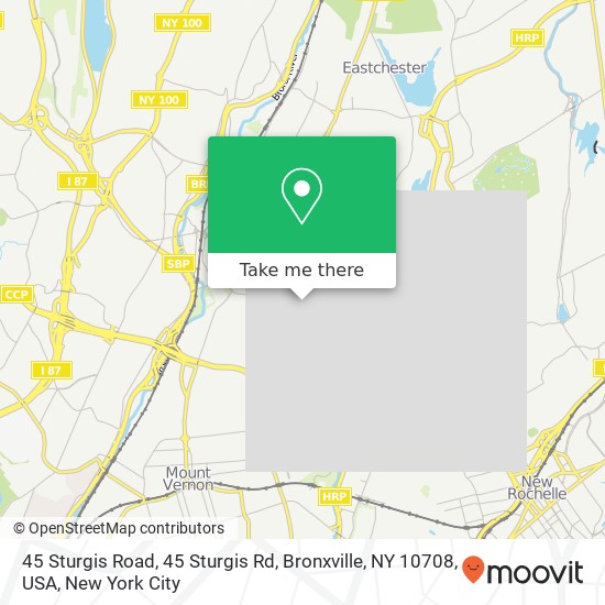 45 Sturgis Road, 45 Sturgis Rd, Bronxville, NY 10708, USA map