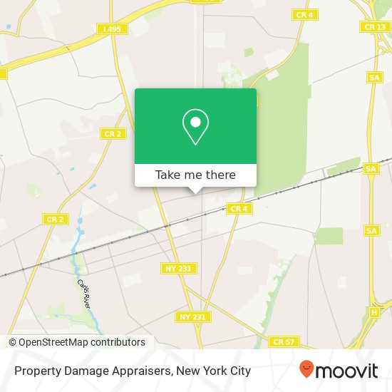 Property Damage Appraisers map