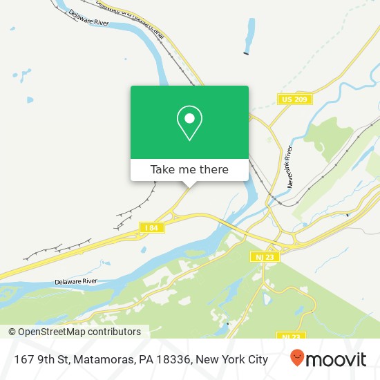 167 9th St, Matamoras, PA 18336 map