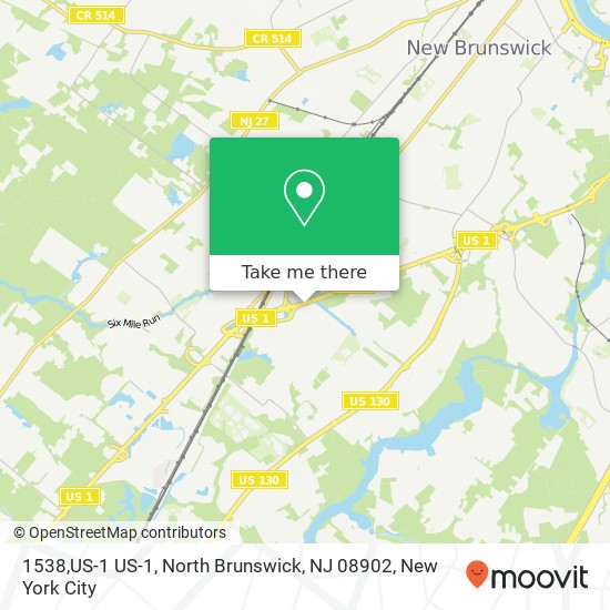 Mapa de 1538,US-1 US-1, North Brunswick, NJ 08902
