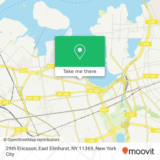 Mapa de 29th Ericsson, East Elmhurst, NY 11369