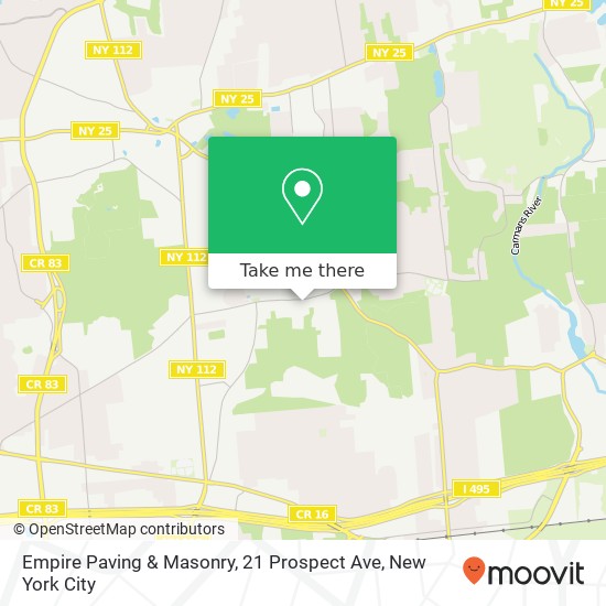Empire Paving & Masonry, 21 Prospect Ave map