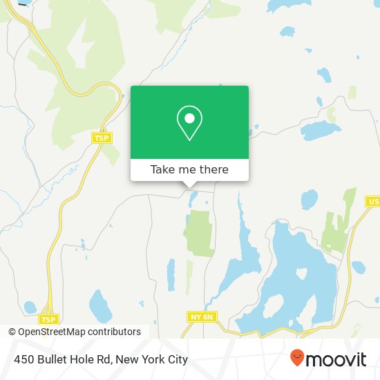 Mapa de 450 Bullet Hole Rd, Mahopac, NY 10541