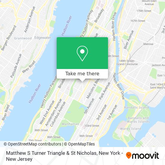 Matthew S Turner Triangle & St Nicholas map