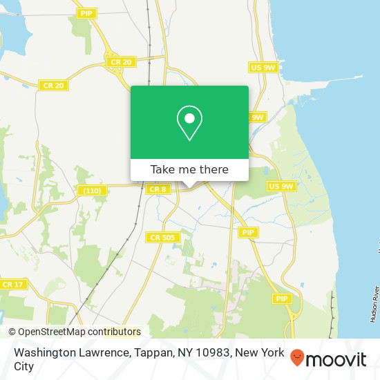 Washington Lawrence, Tappan, NY 10983 map