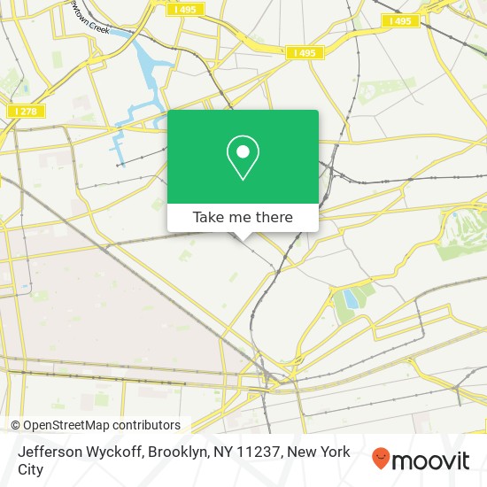 Jefferson Wyckoff, Brooklyn, NY 11237 map