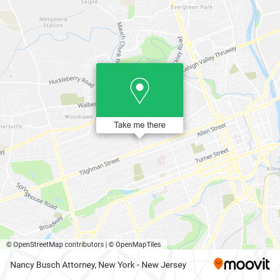 Nancy Busch Attorney map