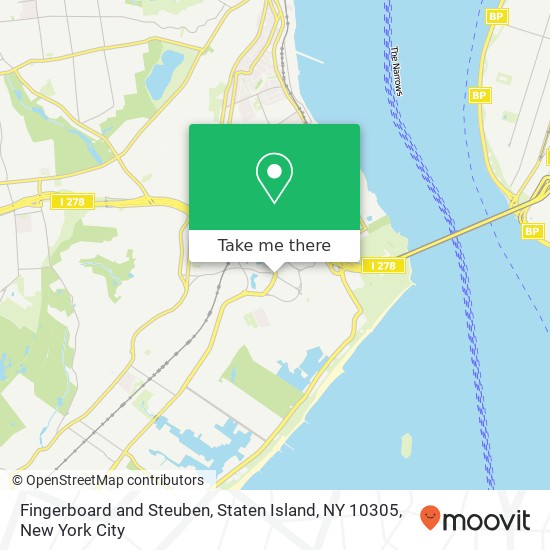 Mapa de Fingerboard and Steuben, Staten Island, NY 10305