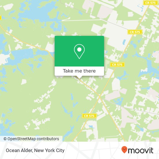 Mapa de Ocean Alder, Egg Harbor Twp, NJ 08234