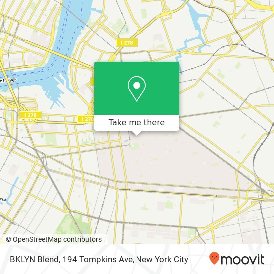 BKLYN Blend, 194 Tompkins Ave map