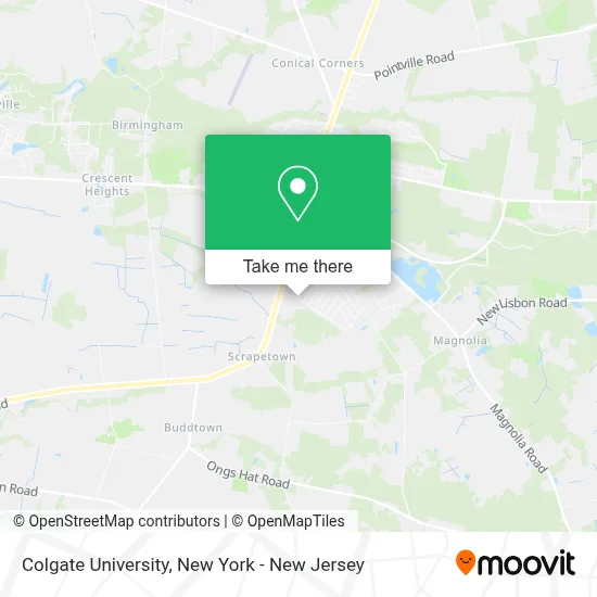 Colgate University, Pemberton, NJ 08068 map