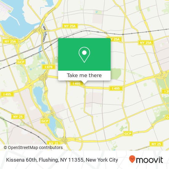 Mapa de Kissena 60th, Flushing, NY 11355