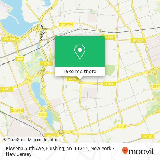 Mapa de Kissena 60th Ave, Flushing, NY 11355