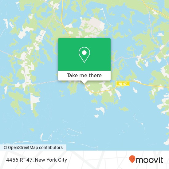 Mapa de 4456 RT-47, Delmont, NJ 08314