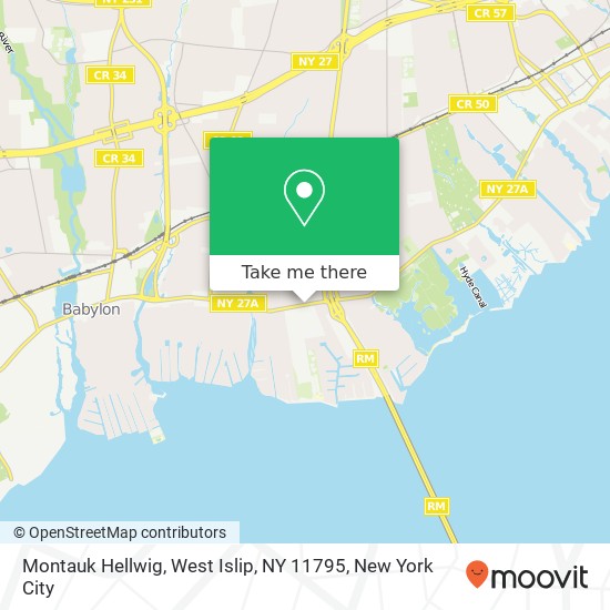 Montauk Hellwig, West Islip, NY 11795 map