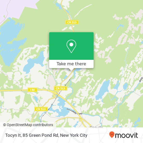 Tocyn It, 85 Green Pond Rd map