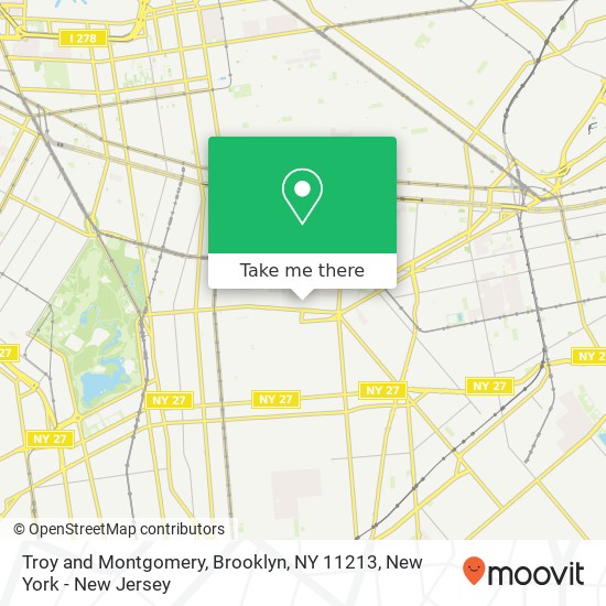 Troy and Montgomery, Brooklyn, NY 11213 map