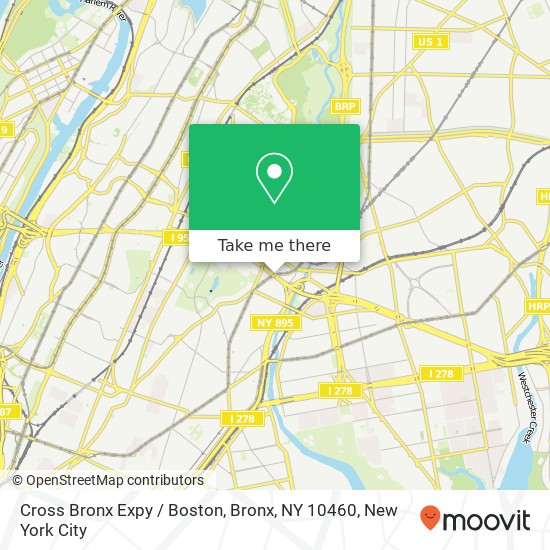 Cross Bronx Expy / Boston, Bronx, NY 10460 map