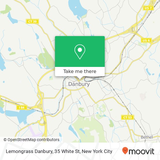 Mapa de Lemongrass Danbury, 35 White St