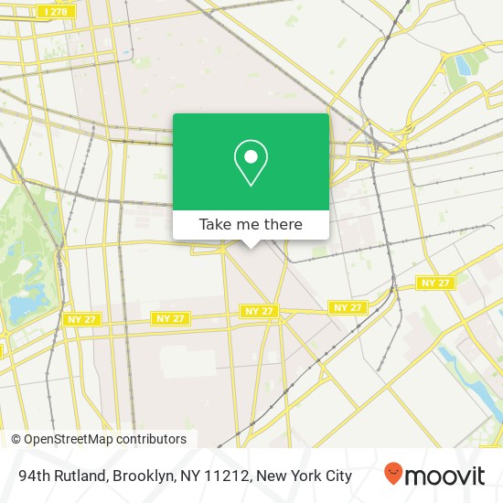 94th Rutland, Brooklyn, NY 11212 map
