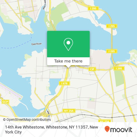 Mapa de 14th Ave Whitestone, Whitestone, NY 11357