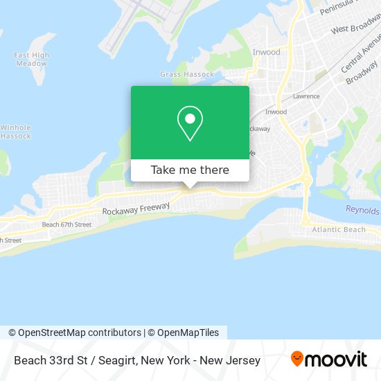 Mapa de Beach 33rd St / Seagirt
