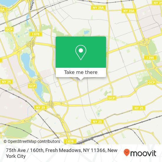 75th Ave / 160th, Fresh Meadows, NY 11366 map