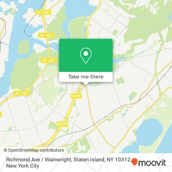 Mapa de Richmond Ave / Wainwright, Staten Island, NY 10312