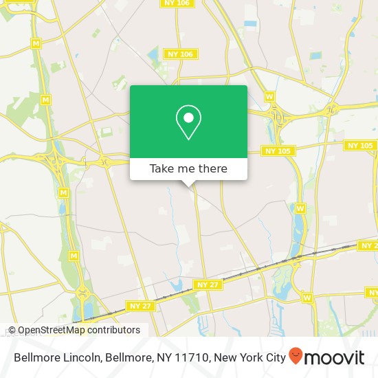 Bellmore Lincoln, Bellmore, NY 11710 map