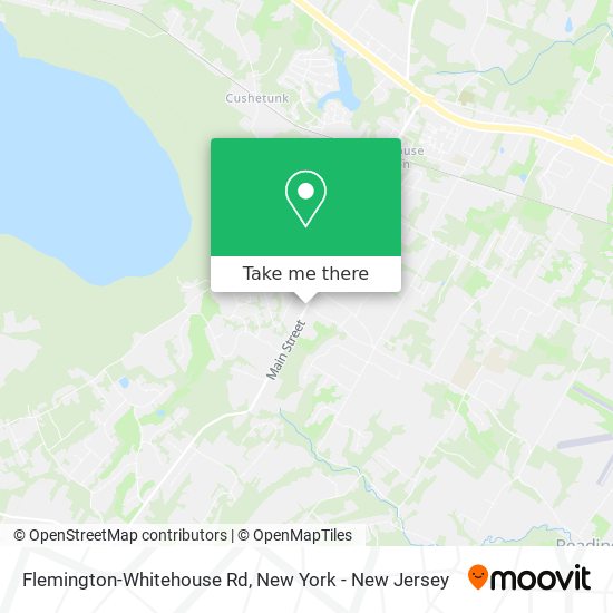 Flemington-Whitehouse Rd map