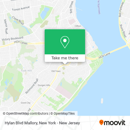 Mapa de Hylan Blvd Mallory