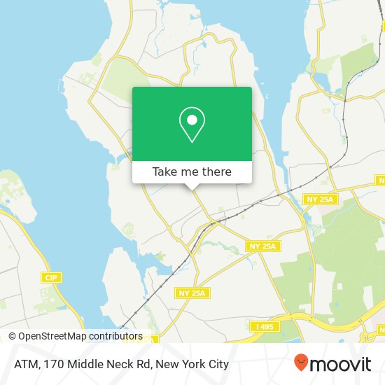Mapa de ATM, 170 Middle Neck Rd