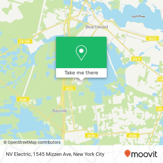 Mapa de NV Electric, 1545 Mizzen Ave