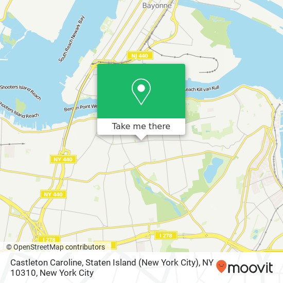 Castleton Caroline, Staten Island (New York City), NY 10310 map