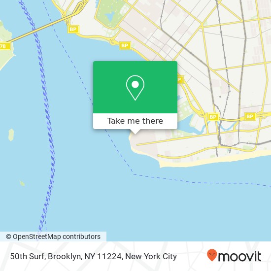 50th Surf, Brooklyn, NY 11224 map