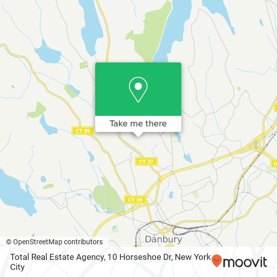 Mapa de Total Real Estate Agency, 10 Horseshoe Dr