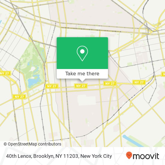 40th Lenox, Brooklyn, NY 11203 map