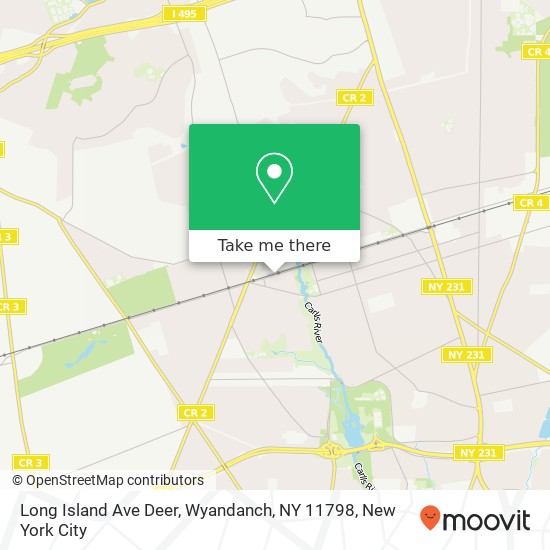 Long Island Ave Deer, Wyandanch, NY 11798 map