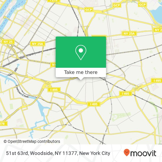 51st 63rd, Woodside, NY 11377 map