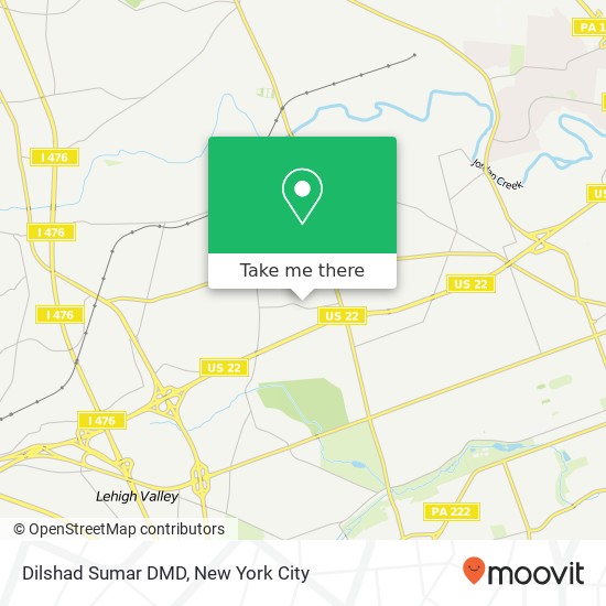Dilshad Sumar DMD, 1517 Pond Rd map
