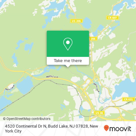 4520 Continental Dr N, Budd Lake, NJ 07828 map