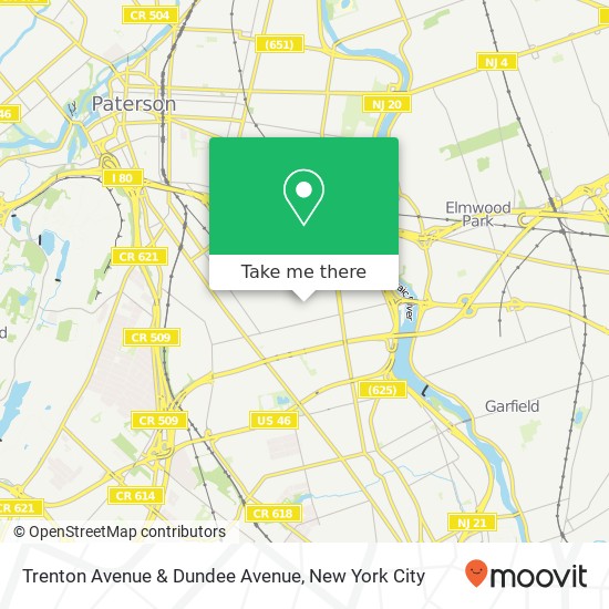 Mapa de Trenton Avenue & Dundee Avenue