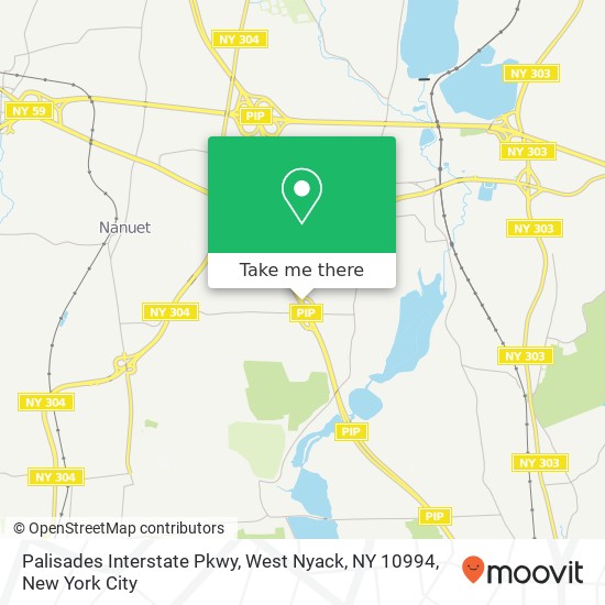 Palisades Interstate Pkwy, West Nyack, NY 10994 map