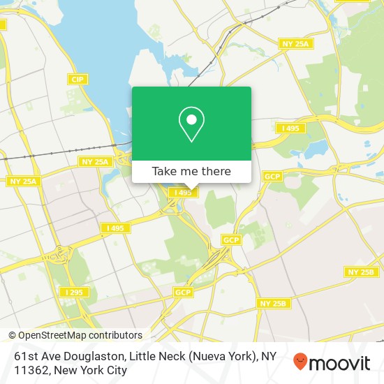 61st Ave Douglaston, Little Neck (Nueva York), NY 11362 map