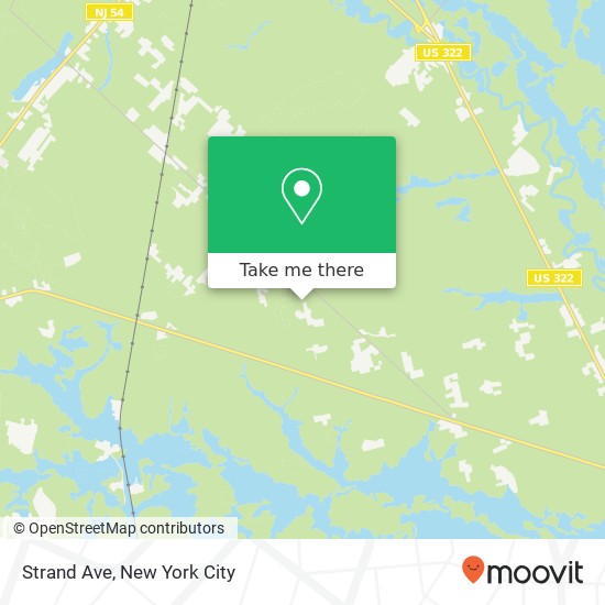 Mapa de Strand Ave, Mays Landing (SCULLVILLE), NJ 08330