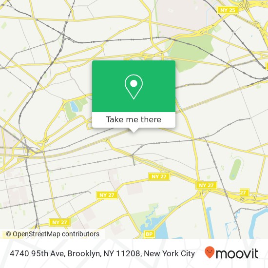 4740 95th Ave, Brooklyn, NY 11208 map