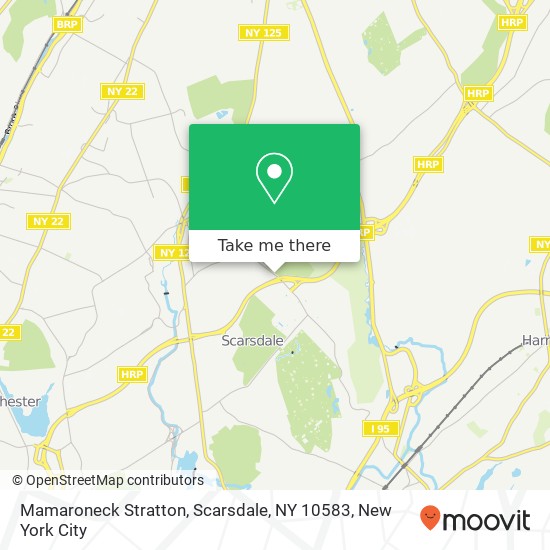 Mapa de Mamaroneck Stratton, Scarsdale, NY 10583