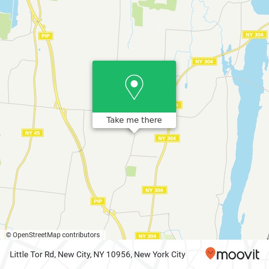 Mapa de Little Tor Rd, New City, NY 10956