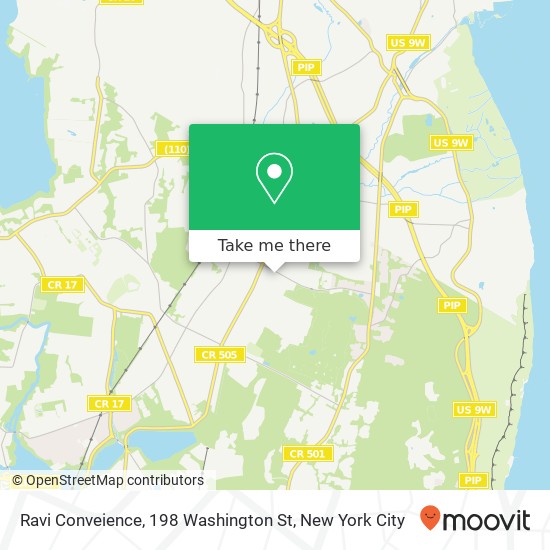 Ravi Conveience, 198 Washington St map